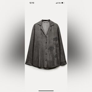 ZW COLLECTION embroidered pajama shirt